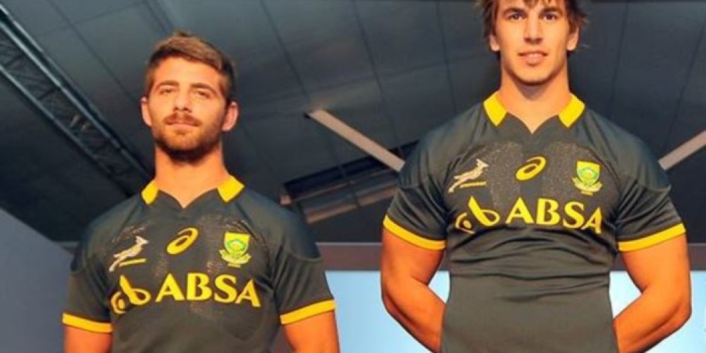 Los Springboks tienen sus nuevas camisetas Asics