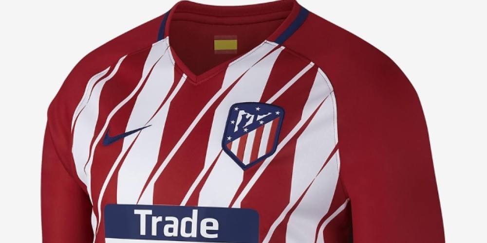 El Atlético de Madrid reveló su nuevo uniforme bajo un polémico diseño