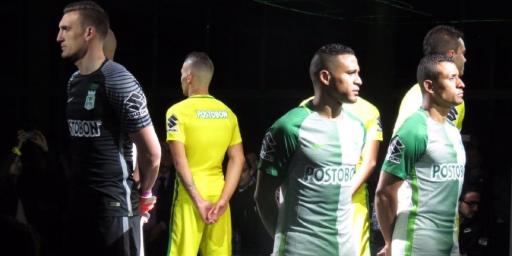 Atlético Nacional presentó sus nuevas camisetas para el 2017