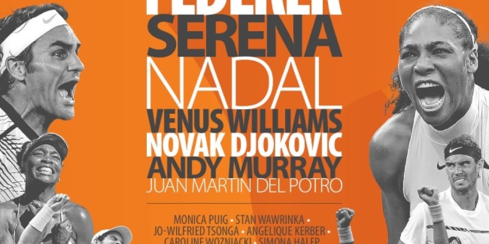 El Abierto de Miami presentó a las principales figuras del tenis para su torneo en marzo