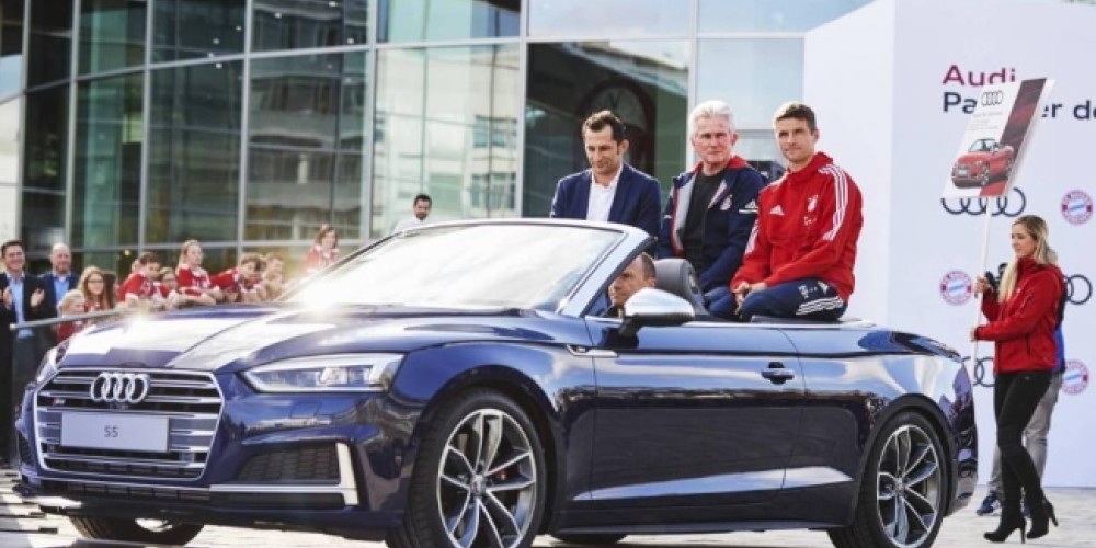 Todos los jugadores del Bayern Múnich cambiaron sus autos gracias a su patrocinador principal