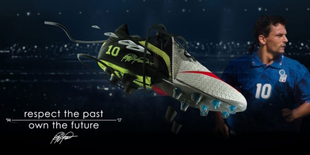 Se present&oacute; una innovadora l&iacute;nea de calzado en homenaje a Roberto Baggio 