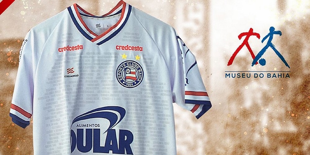 Bahía homenajeó a sus socios con una camiseta especial que lleva sus nombres