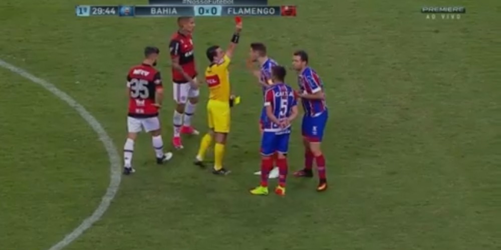 Lucas Fonseca, el jugador expulsado por exagerar un golpe