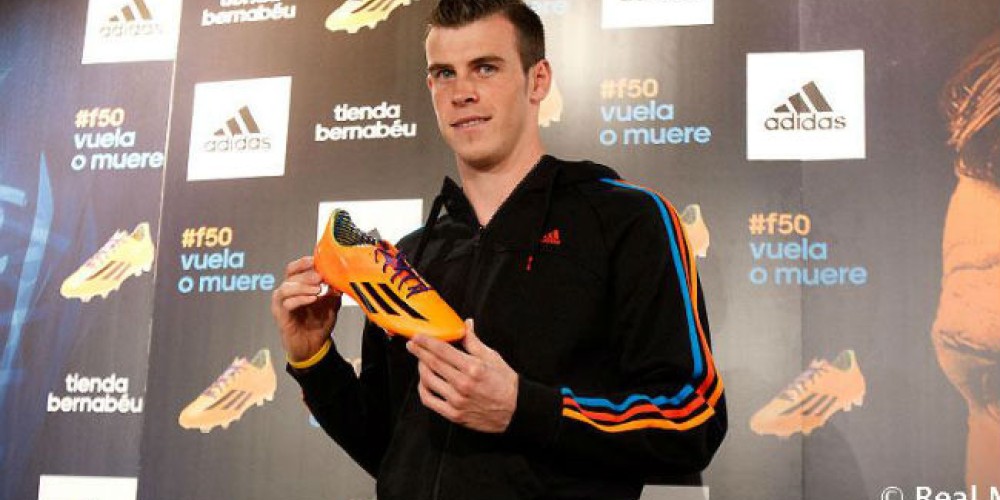 Gareth Bale present&oacute; sus nuevos botines adidas