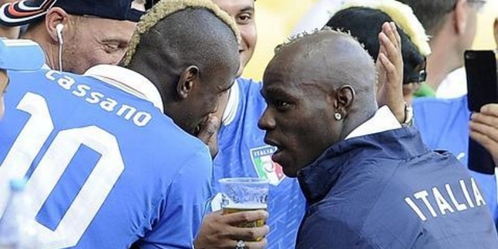 Balotelli junt&oacute; a Neymar, Falcao, Materazzi y otras figuras para bromear a su hermano en Instagram