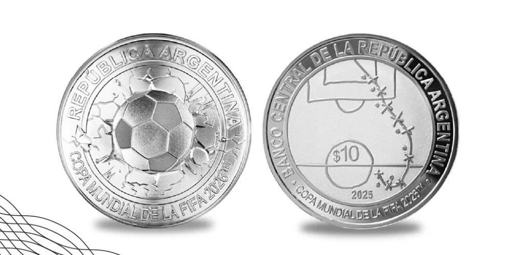 El Banco Central presentó una moneda especial en homenaje al gol de Maradona a Inglaterra
