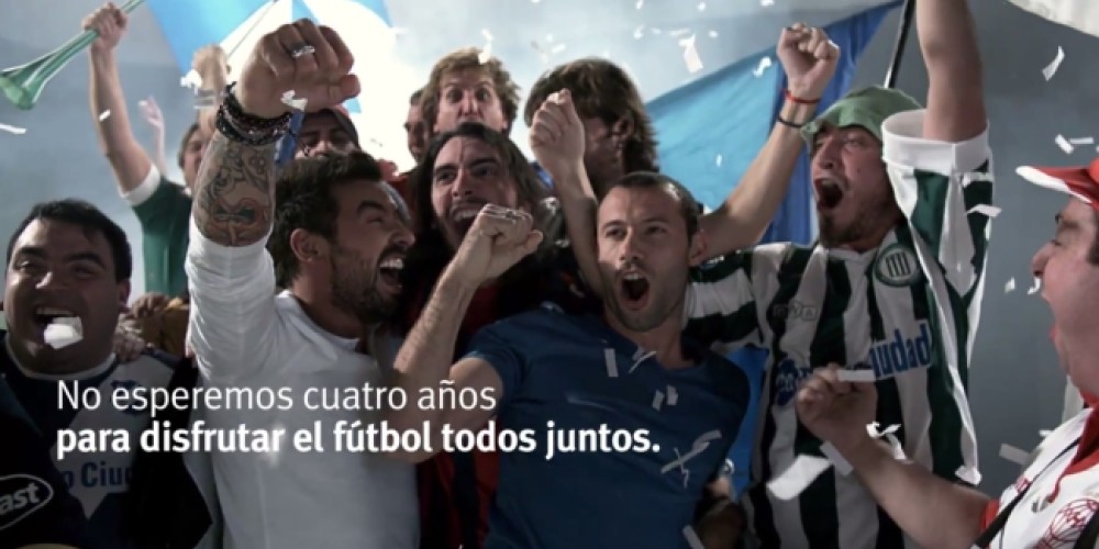 El Banco Ciudad presentó “Abrazos”, su campaña con Mascherano y Lavezzi