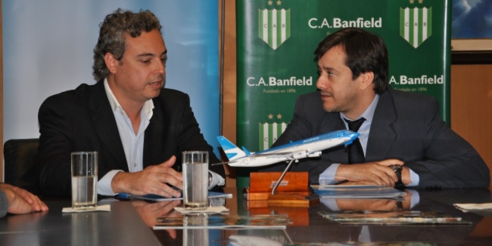 Banfield y Aerol&iacute;neas Argentinas firmaron su alianza estrat&eacute;gica