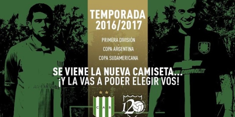 Los hinchas de Banfield podrán elegir la nueva camiseta del equipo
