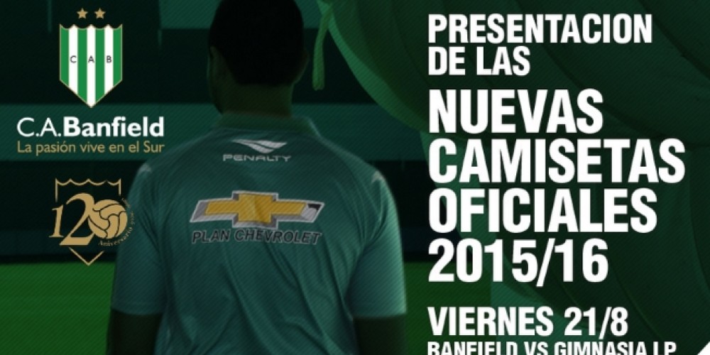 Los hinchas de Banfield presentarán la nueva camiseta Penalty