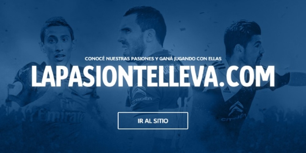 Citro&euml;n refuerza su v&iacute;nculo con el f&uacute;tbol: presenta Lapasiontelleva.com 