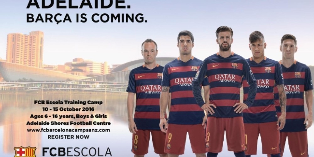 El FC Barcelona llega a Australia con sus escuelas de f&uacute;tbol