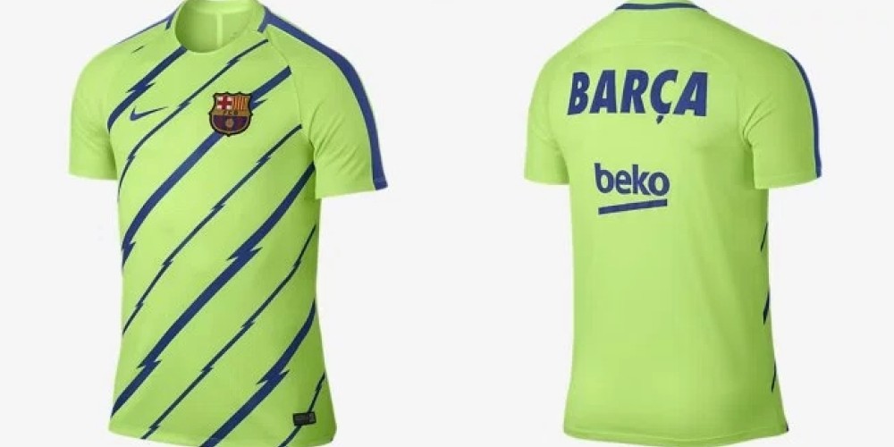 El FC Barcelona presentó su nueva indumentaria de entrenamiento