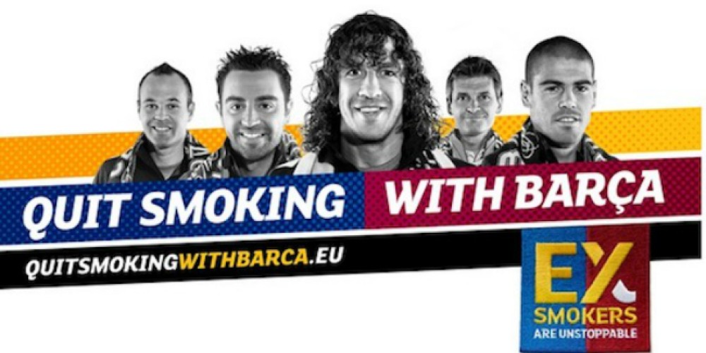 Xavi Hern&aacute;ndez, te invita a sumarte a la campa&ntilde;a "Deja de fumar con el Bar&ccedil;a"