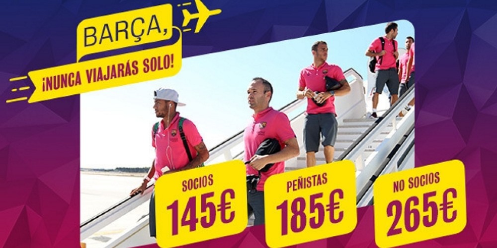 Barcelona lanzó paquetes para que los hinchas viajen con el equipo
