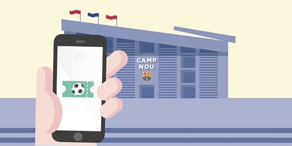 El teléfono móvil se transforma en entrada al Camp Nou para los hinchas del Barcelona