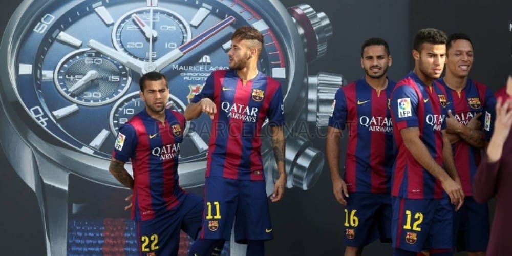 Los jugadores del Barcelona recibieron relojes de lujo de Maurice Lacroix