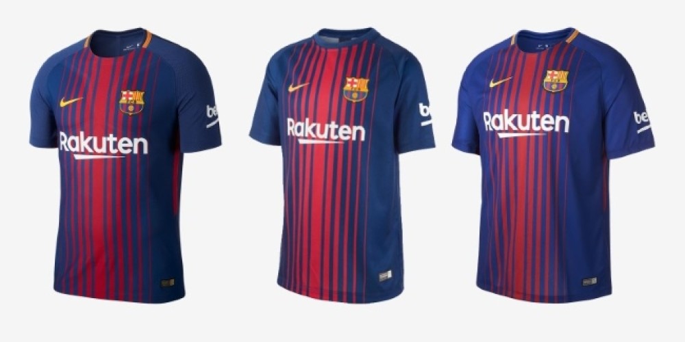 El FC Barcelona presentó su nueva camiseta en China a precio popular