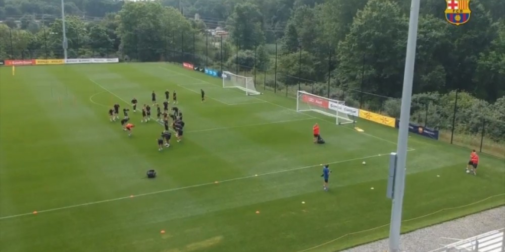 El FC Barcelona reveló un curioso video de su pretemporada en Estados Unidos filmado desde un dron