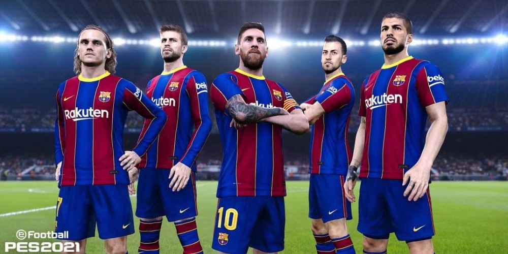 Konami presentó una edición especial del eFootball PES 2021 del Barcelona