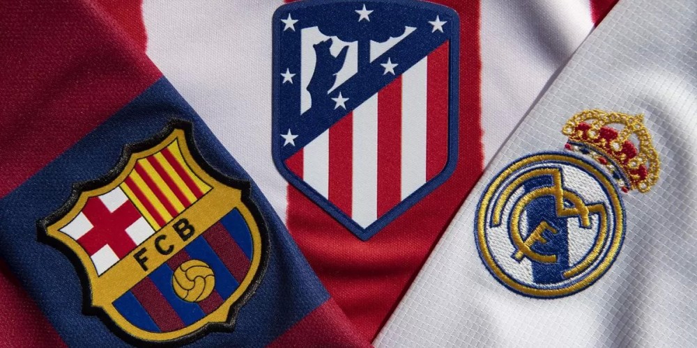 Barcelona, Real Madrid y Atl&eacute;tico de Madrid acaparan casi el 80% de ingreso por sponsors