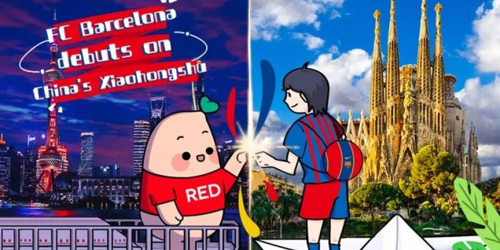 El Barcelona desembarca en Xiaohongshu, la red social china del momento para expandir su marca