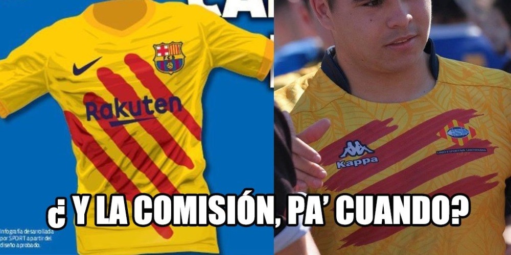 Escándalo en España por el nuevo kit del FC Barcelona, igual al de otro equipo de otra marca