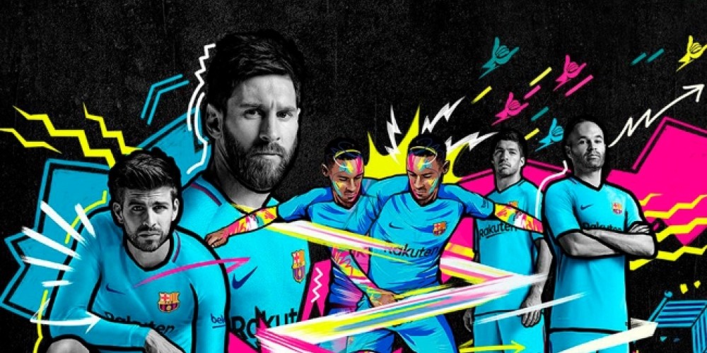 El FC Barcelona revel&oacute; su segundo uniforme para la pr&oacute;xima temporada