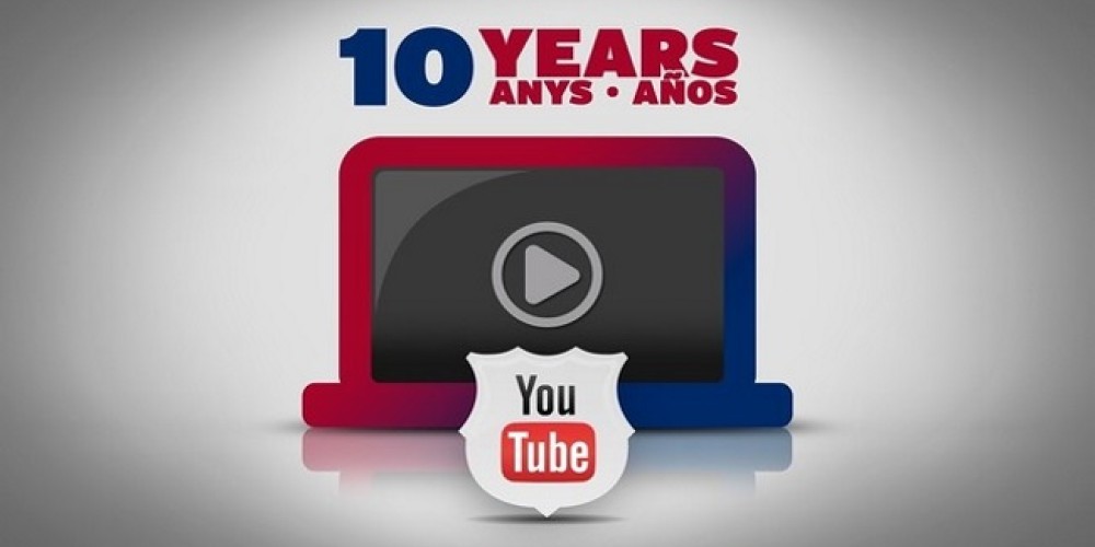 Barcelona celebra una d&eacute;cada en YouTube