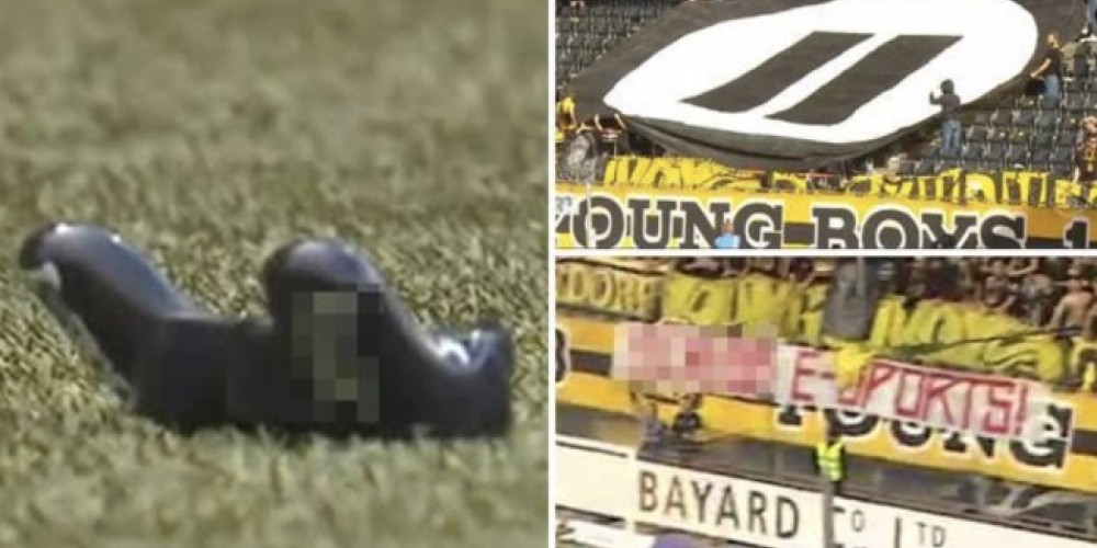 Hinchas suizos lanzaron &lsquo;joysticks&rsquo; a la cancha para protestar contra los eSports