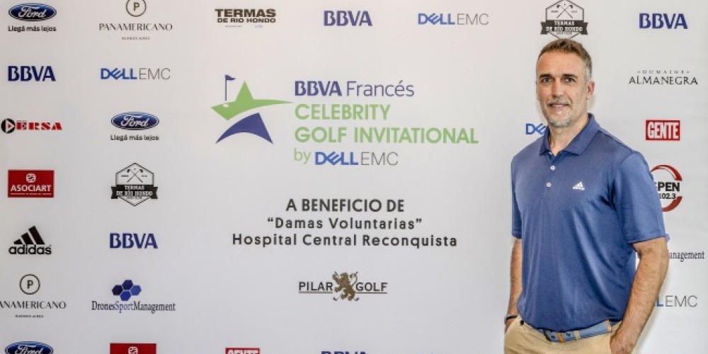 Batistuta, anfitrión del BBVA Celebrity Golf Invitational by DELL EMC
