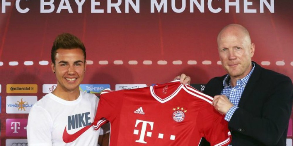 El Bayern multa a Gotze por la pol&eacute;mica remera Nike