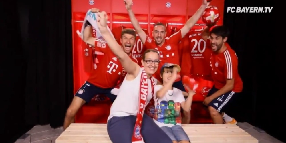 El imperdible “photobomb” de los jugadores del Bayern Múnich a sus hinchas