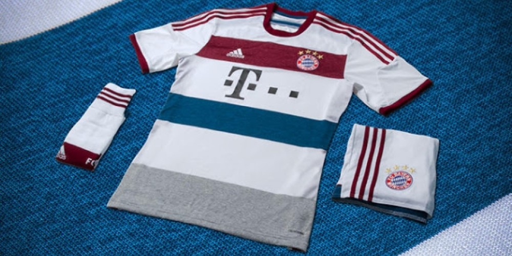 adidas revel&oacute; la nueva camiseta suplente del Bayern Munich