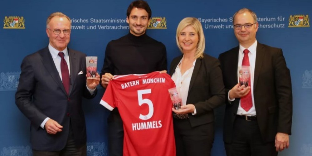 El Bayern de M&uacute;nich se compromete con el medioambiente y ofrece vasos reutilizables en el Allianz Arena