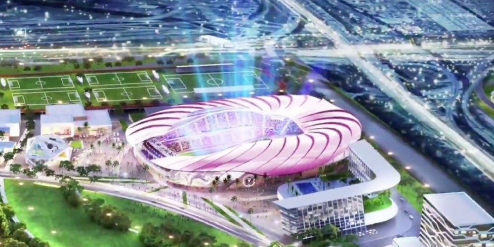 El dise&ntilde;o del nuevo estadio del equipo formado por David Beckham