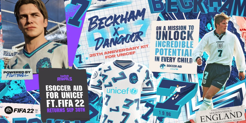 El FIFA 22 homenajeará a Beckham con una camiseta diseñada por él mismo