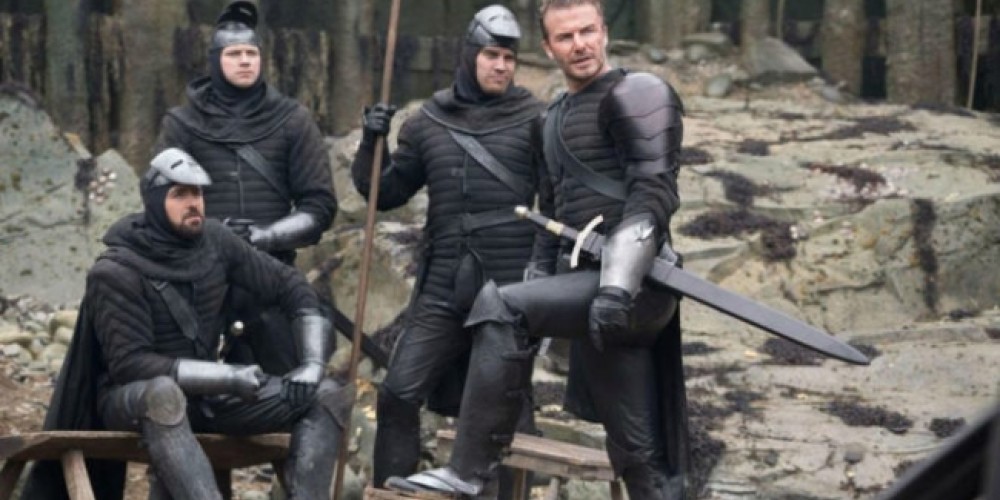 Se conocieron las primeras im&aacute;genes de Beckahm actuando en &ldquo;El Rey Arturo&rdquo;