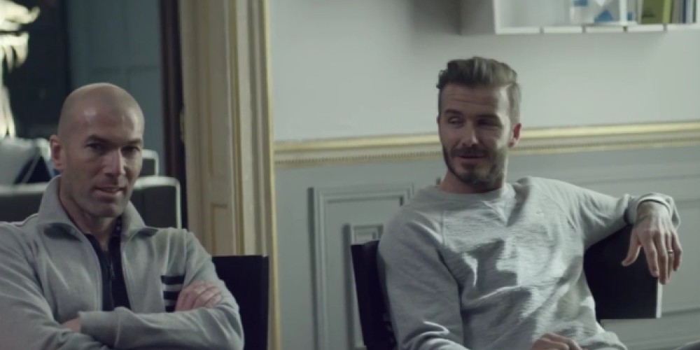 Zidane y Beckham, juntos para un anuncio de adidas