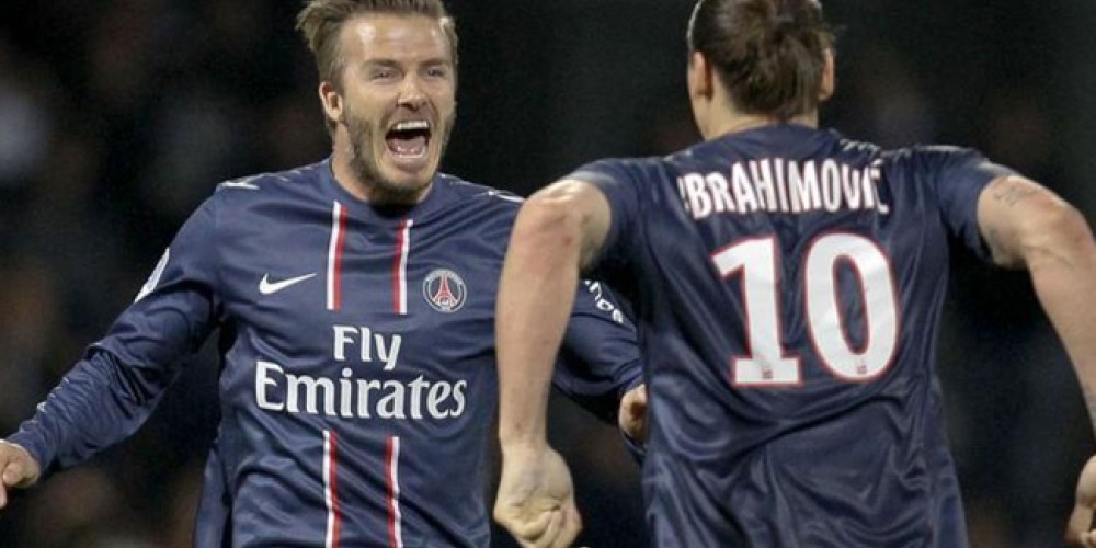 Ibrahimovic podr&iacute;a jugar en la franquicia de Beckham en la MLS