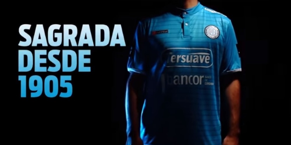 Lotto reveló la nueva camiseta 2016 de Belgrano de Córdoba, "Sagrada desde 1905"
