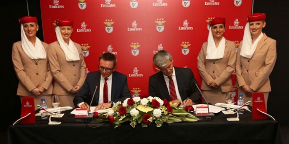 Emirates ser&aacute; patrocinador del Benfica