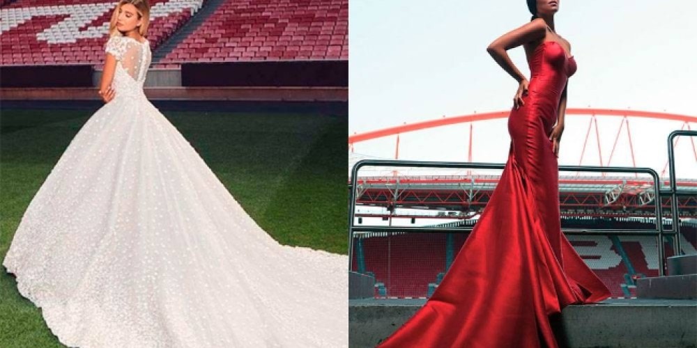El Benfica lanzó una colección de vestidos de novia