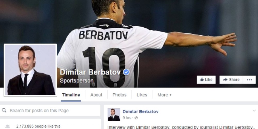 Enojado con la prensa, Berbatov decidió entrevistarse a sí mismo