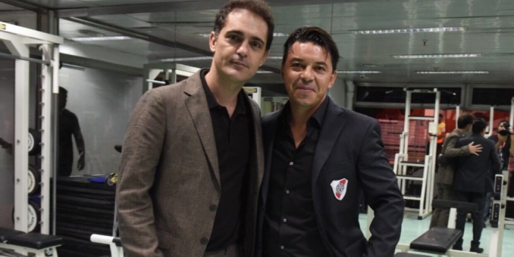 Berlín visitó las instalaciones de River y fue a un partido de CONMEBOL Libertadores en la Argentina