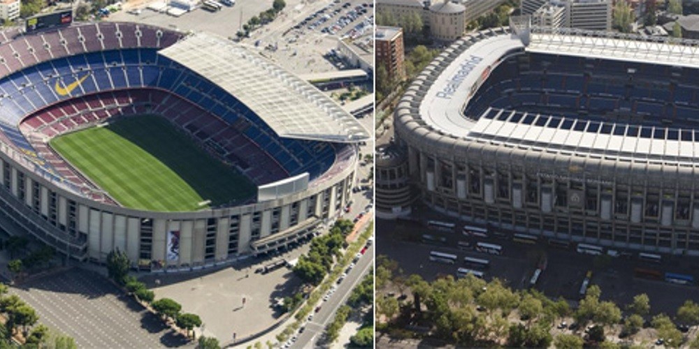 ¿Cuánto cuesta para una marca cambiar el nombre del Bernabéu o del Camp Nou?