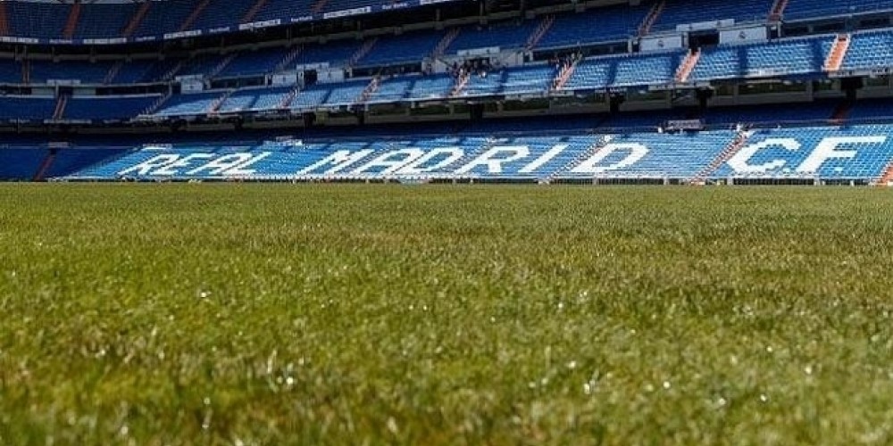 El Real Madrid aceptó tener césped híbrido en el Santiago Bernabeu