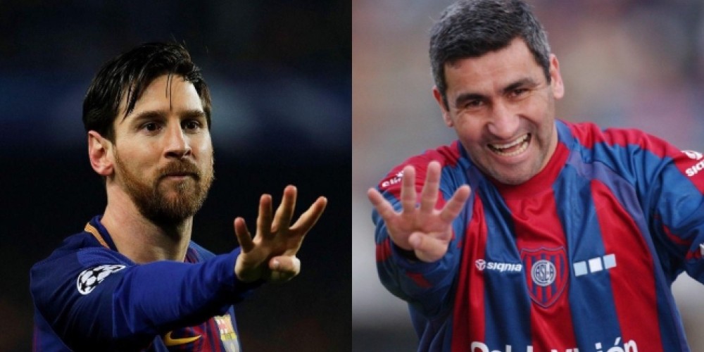 La divertida reacción del “Beto” Acosta tras descubrir que Messi copió su festejo