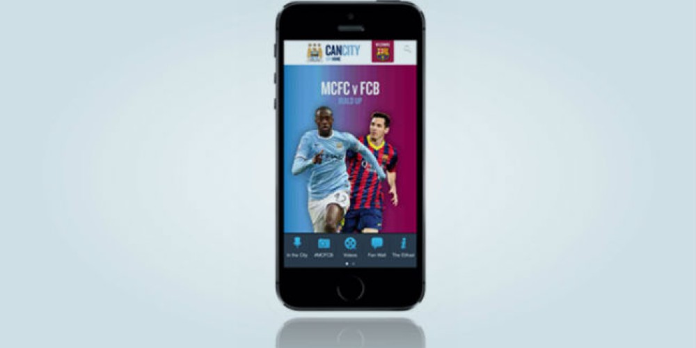 El Manchester City lanza una aplicaci&oacute;n para los hinchas del Barcelona